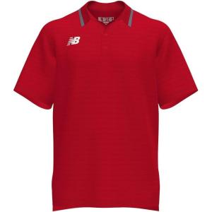imageNew Balance Mens Team Rally 20 Baseball Polo Red L