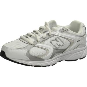 imageNew Balance UnisexChild 408 V1 Laceup SneakerNb 103 WhiteSilver Metallic