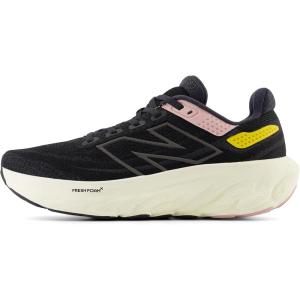imageNew Balance Womens Fresh Foam X 1080 V13 Running ShoesBlackOrb PinkGinger Lemon