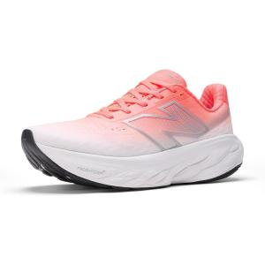 imageNew Balance Womens Fresh Foam X 1080 V14 ShoesUrgent RedSilver MetallicLight Silver Metallic