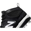 imageNew Balance Boys 3000 V6 Rubber Molded Baseball CleatsBlackWhite