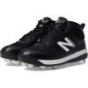 imageNew Balance Boys 3000 V6 Rubber Molded Baseball CleatsBlackWhite