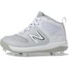 imageNew Balance Boys 3000 V6 Rubber Molded Baseball CleatsGreyCastlerockOrca