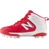 imageNew Balance Boys 3000 V6 Rubber Molded Baseball CleatsRedWhite