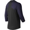 imageNew Balance Mens 4040 3D Flex Metallic Logo Baseball TopTeam Navy