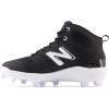 imageNew Balance Mens Fresh Foam 3000 V6 MidmoldedBaseball ShoeBlackWhite