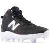 imageNew Balance Mens Fresh Foam 3000 V6 MidmoldedBaseball ShoeBlackWhite
