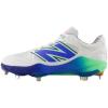 imageNew Balance Mens Fresh Foam X 3000 V7 Baseball Shoe WhiteElectric JadeBright Lapis 85 M