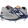 imageNew Balance Mens M3000v3 Metal Baseball ShoeGreyNavy