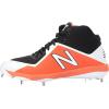 imageNew Balance Mens M4040v4 Metal Baseball ShoeBlackOrange