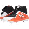 imageNew Balance Mens M4040v4 Metal Baseball ShoeBlackOrange