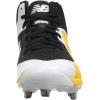 imageNew Balance Mens M4040v4 Metal Baseball ShoeBlackYellow