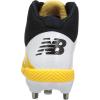 imageNew Balance Mens M4040v4 Metal Baseball ShoeBlackYellow