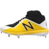 imageNew Balance Mens M4040v4 Metal Baseball ShoeBlackYellow
