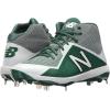 imageNew Balance Mens M4040v4 Metal Baseball ShoeGreenWhite