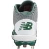 imageNew Balance Mens M4040v4 Metal Baseball ShoeGreenWhite