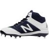 imageNew Balance Mens M4040v4 Metal Baseball ShoeNavyWhite