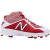 imageNew Balance Mens PM4040v4 Molded Baseball ShoeRedWhite