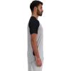 imageNew Balance Mens Ss Asym Baseball Top LeftBlack
