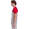 imageNew Balance Mens Ss Asym Baseball Top LeftTeam Red