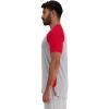 imageNew Balance Mens Ss Asym Baseball Top RightTeam Red