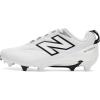 imageNew Balance Womens Burnx5 Lacrosse Cleats ShoeWhiteGreyGrey