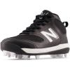 imageNew Balance Boys 3000 V6 Rubber Molded Baseball CleatsBlackWhite