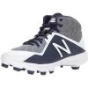 imageNew Balance Mens PM4040v4 Molded Baseball ShoeNavyWhite