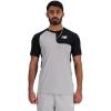 imageNew Balance Mens Ss Asym Baseball Top LeftBlack