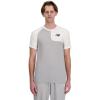 imageNew Balance Mens Ss Asym Baseball Top LeftWhite