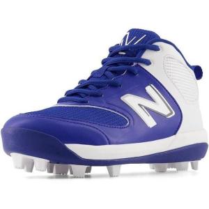 imageNew Balance Boys 3000 V6 Rubber Molded Baseball CleatsBlueWhite