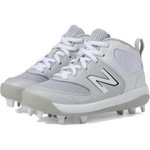 imageNew Balance Boys 3000 V6 Rubber Molded Baseball CleatsGreyCastlerockOrca