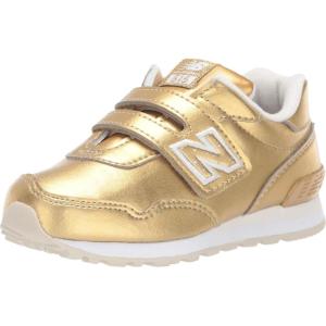 imageNew Balance Kids 515 V1 Laceup SneakerGold MetallicWhite