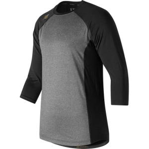 imageNew Balance Mens 4040 3D Flex Metallic Logo Baseball TopBlack