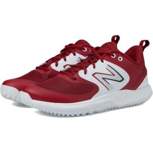 imageNew Balance Mens Fresh Foam 3000 V6 TurfTrainer ShoesTeam CrimsonWhite