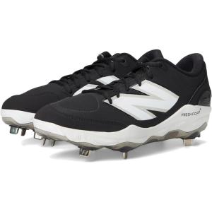 imageNew Balance Mens Fresh Foam X 3000 V7 Baseball Shoe Black SyntheticWhite 8 M