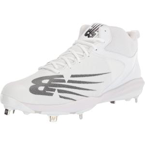 imageNew Balance Mens FuelCell 4040 V6 MidMetal Baseball ShoesWhiteBlack