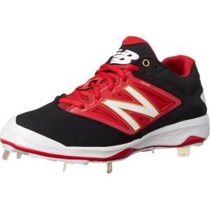 imageNew Balance Mens L4040V3 Cleat Baseball ShoeBlackRed
