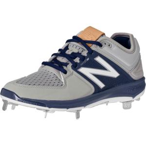 imageNew Balance Mens M3000v3 Metal Baseball ShoeGreyNavy