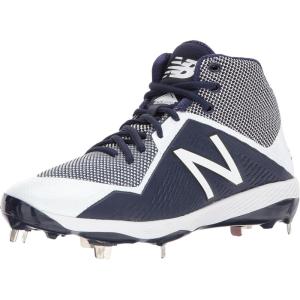 imageNew Balance Mens M4040v4 Metal Baseball ShoeNavyWhite