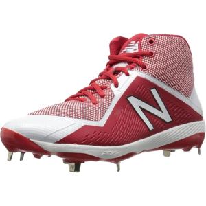 imageNew Balance Mens M4040v4 Metal Baseball ShoeRedWhite