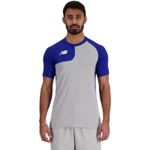 imageNew Balance Mens Ss Asym Baseball Top RightTeam Royal