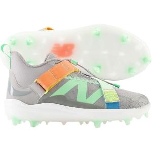 imageNew Balance UnisexAdult FuelCell Lindor V2 Comp Baseball Shoe Team Away GreyElectric JadeNeon Dragonfly Men 13 MWomen 145 W