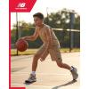 imageNew Balance Boys Athletic Shorts  Performance Woven Boys Basketball Soccer Running Gym Shorts  Activewear for KidsDark Incense