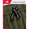 imageNew Balance Boys Athletic Shorts  Performance Woven Boys Basketball Soccer Running Gym Shorts  Activewear for KidsDark Olivine