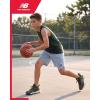 imageNew Balance Boys Athletic Shorts  Performance Woven Boys Basketball Soccer Running Gym Shorts  Activewear for KidsLight Artic Grey