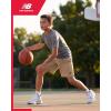 imageNew Balance Boys Athletic Shorts  Performance Woven Boys Basketball Soccer Running Gym Shorts  Activewear for KidsStone Ware