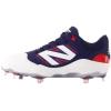 imageNew Balance Mens Fresh Foam X 3000 V7 Baseball Shoe WhiteTeam RedTeam Navy 6 M