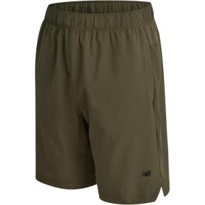 imageNew Balance Boys Athletic Shorts  Performance Woven Boys Basketball Soccer Running Gym Shorts  Activewear for KidsDark Olivine