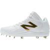 imageNew Balance Mens Ohtani 1 Metal Baseball Cleats WhiteGold Medium 12